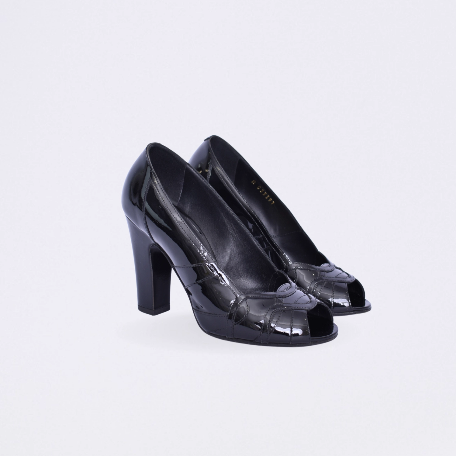 chanel 34 peep toe