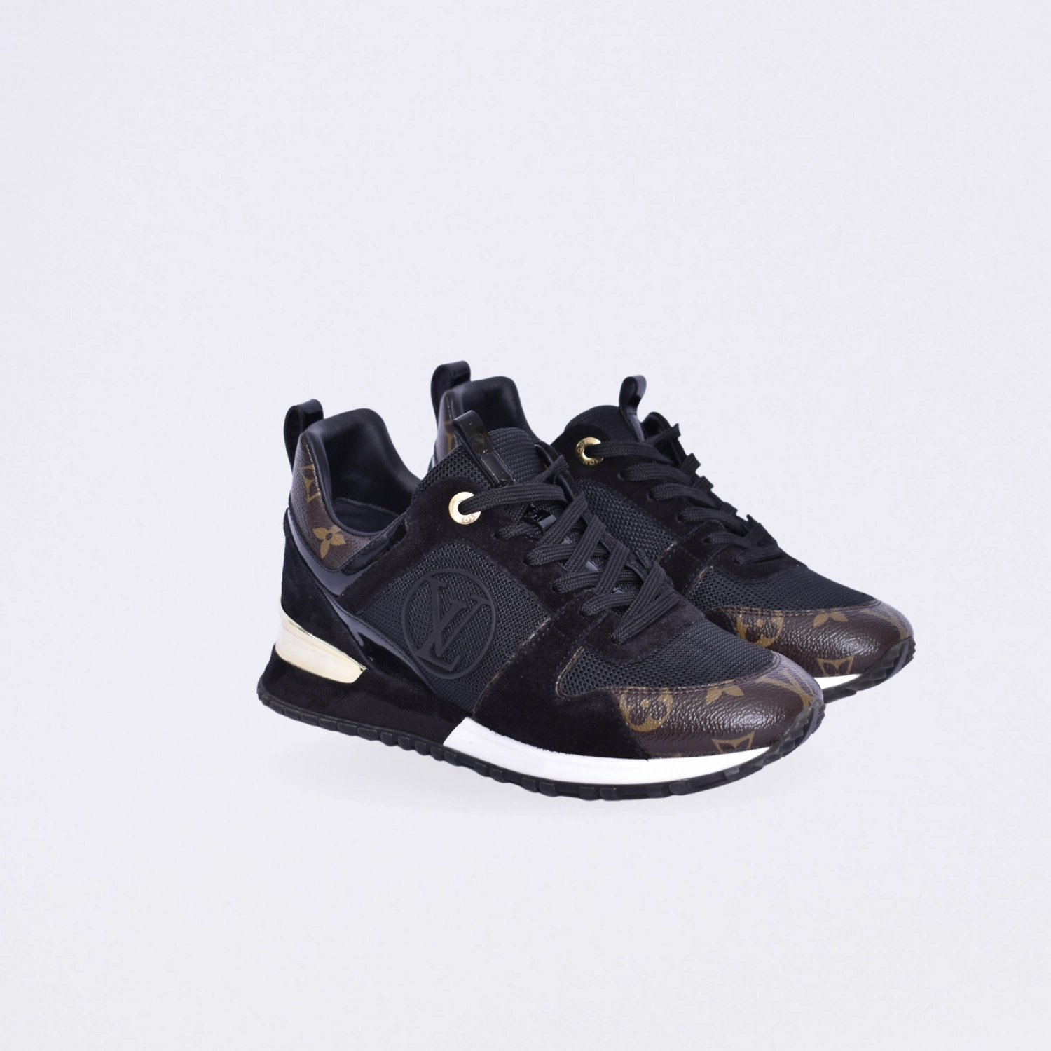 louis vuitton 34 away monograma run tenis
