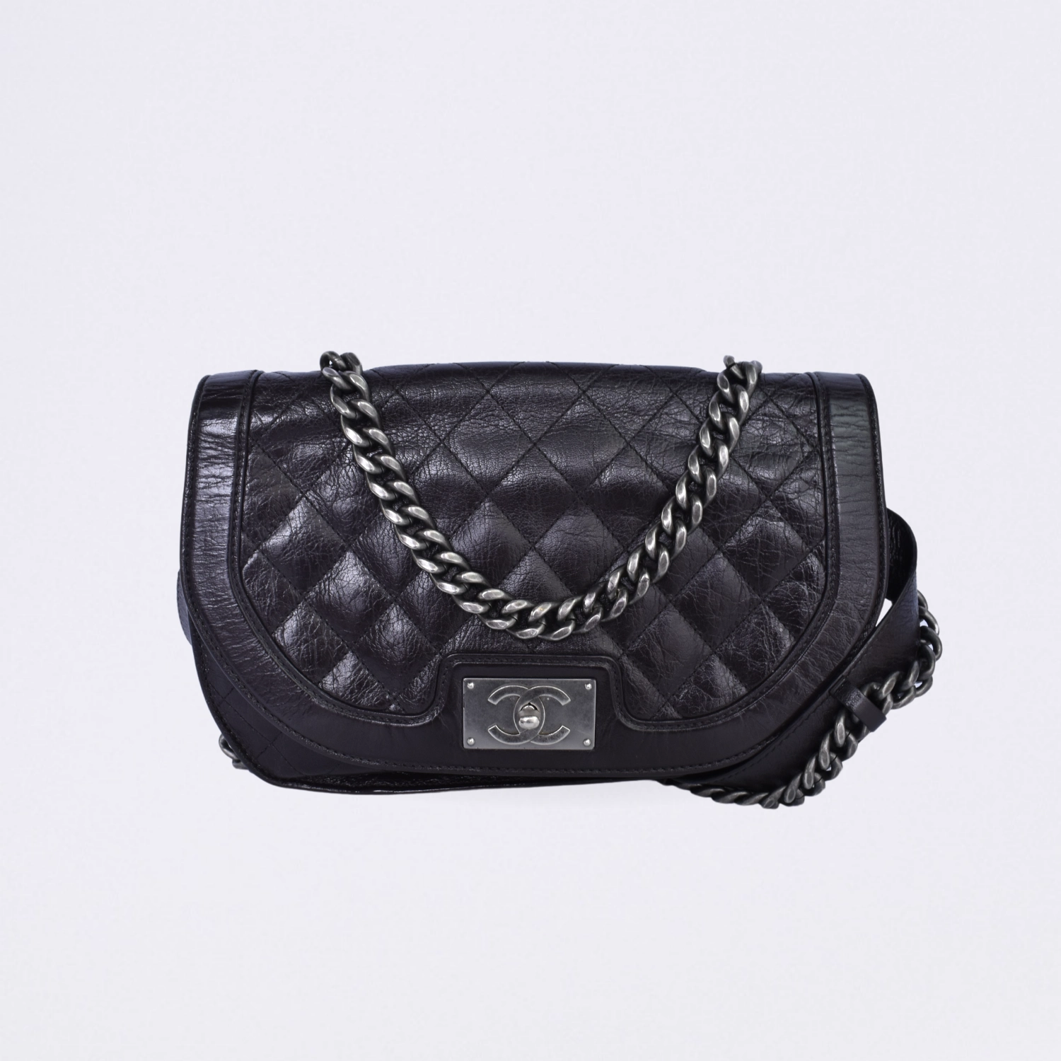 chanel flap red