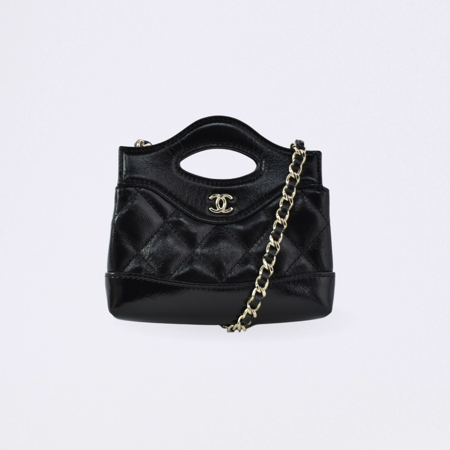 chanel corrente nano black mini