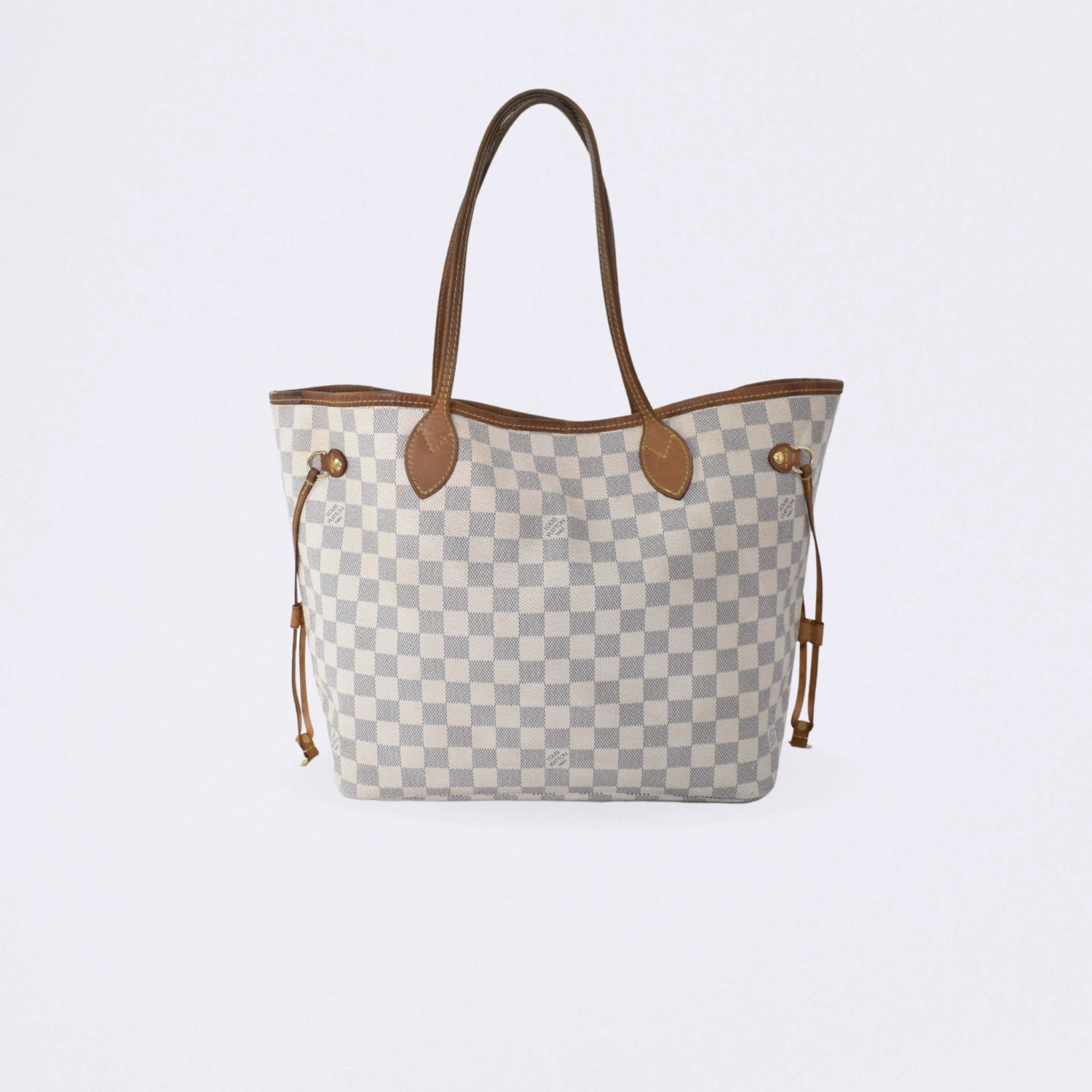 louis vuitton neverfull damier azur