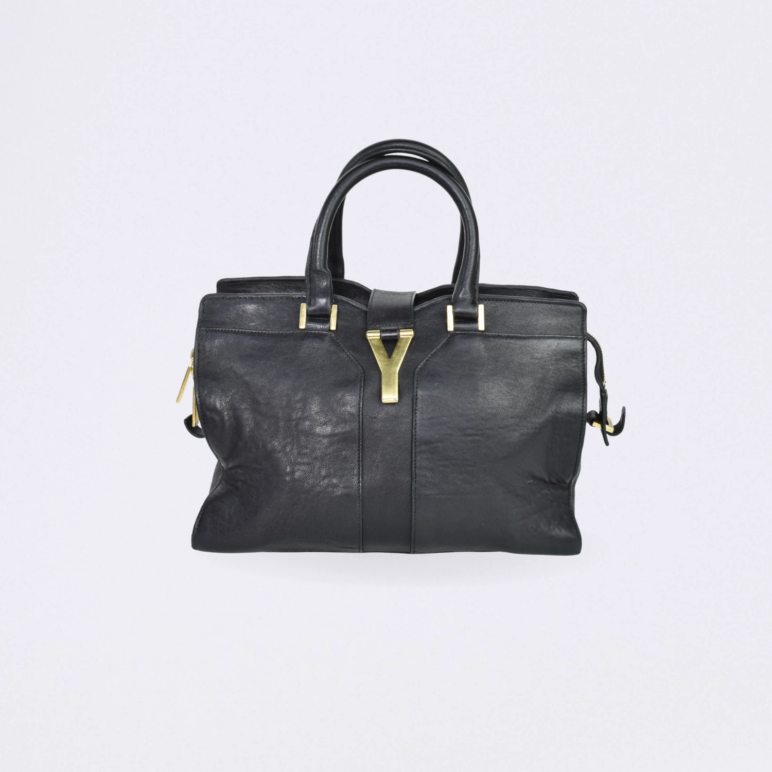 saint laurent chyc cabas black
