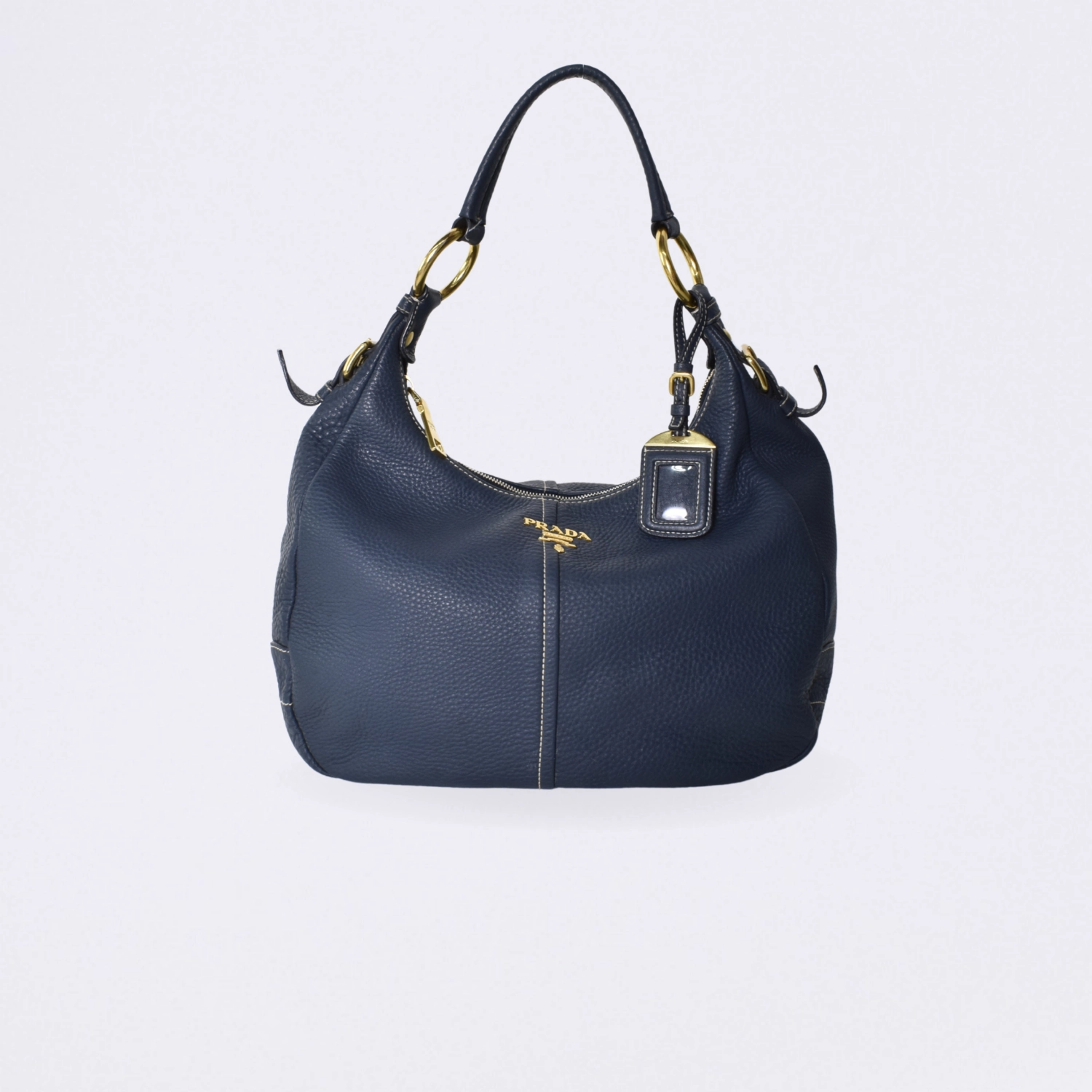 prada hobo blue