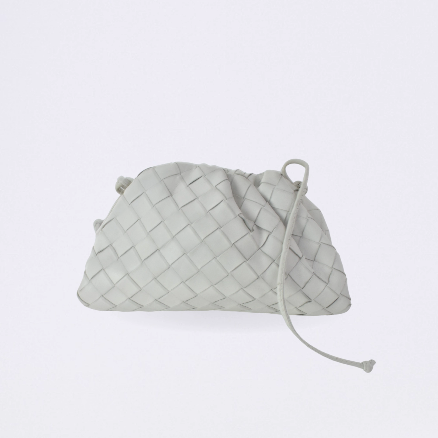 bottega veneta pouch white mini