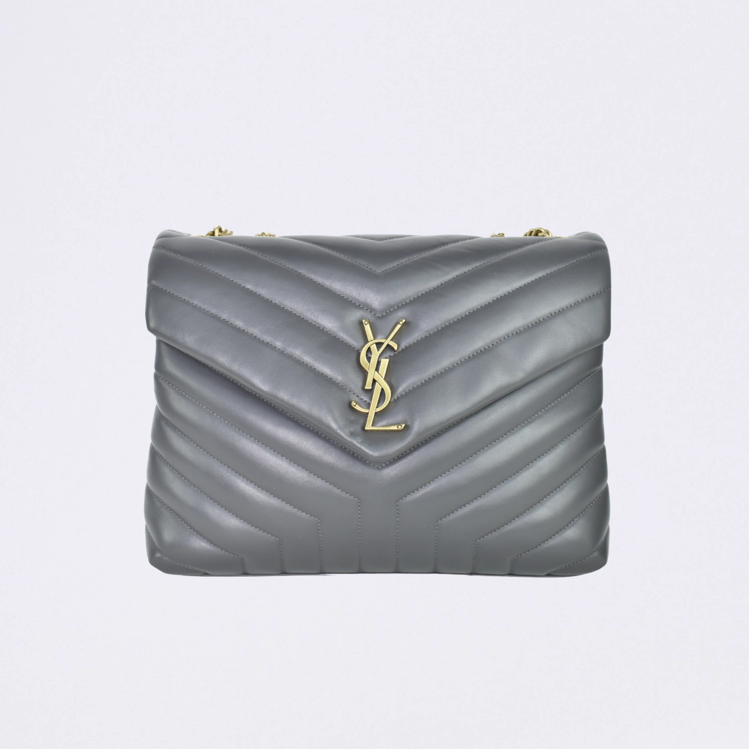 saint laurent loulou gray medium