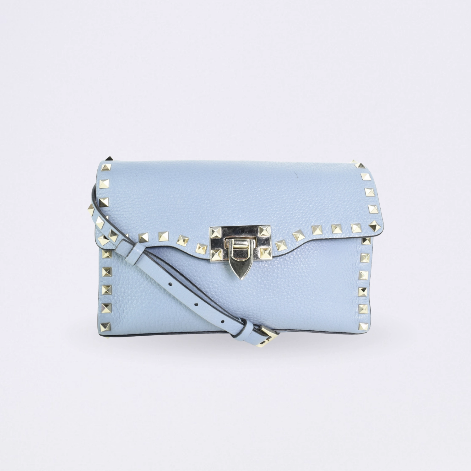 valentino rockstud fliplock blue