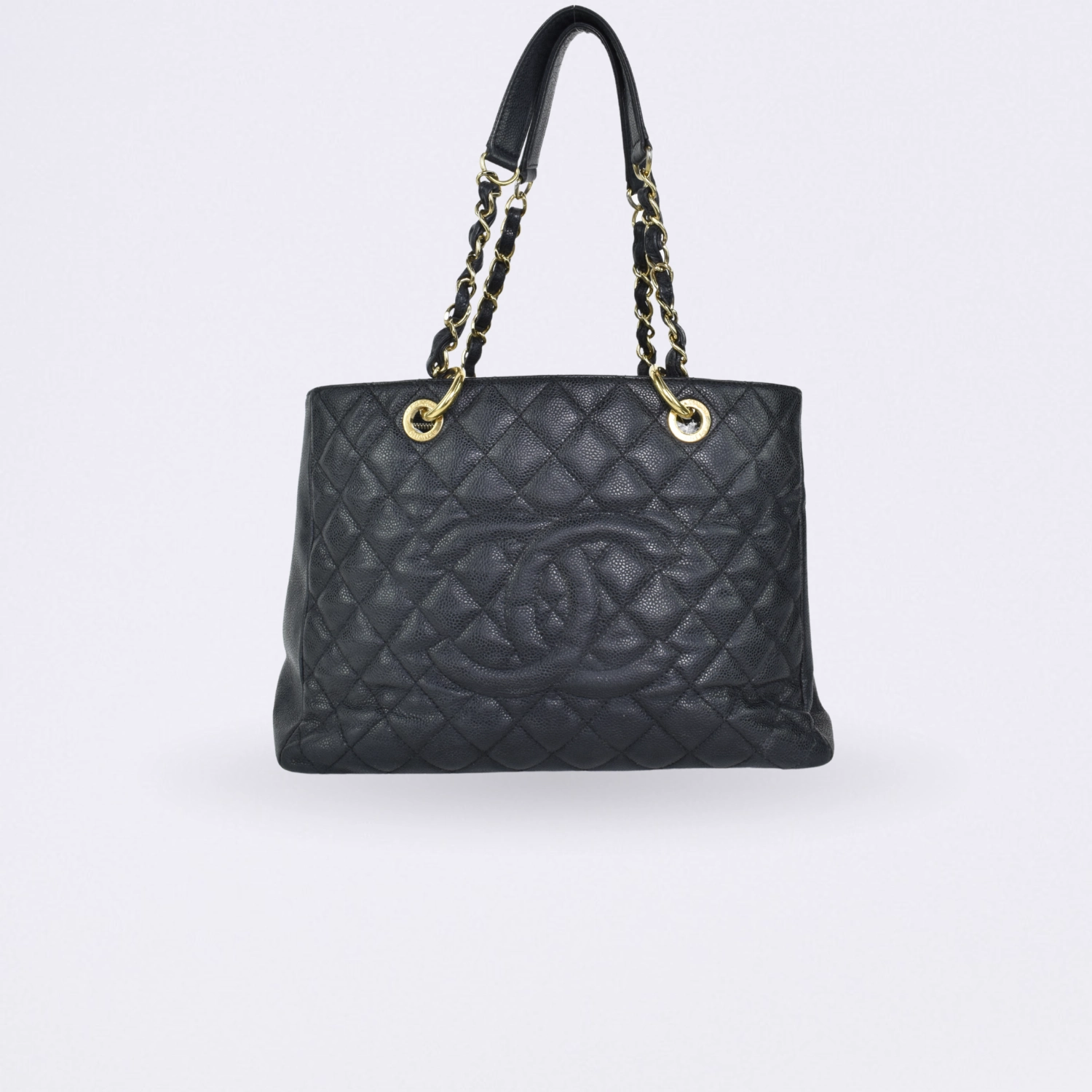 chanel grand shopping black