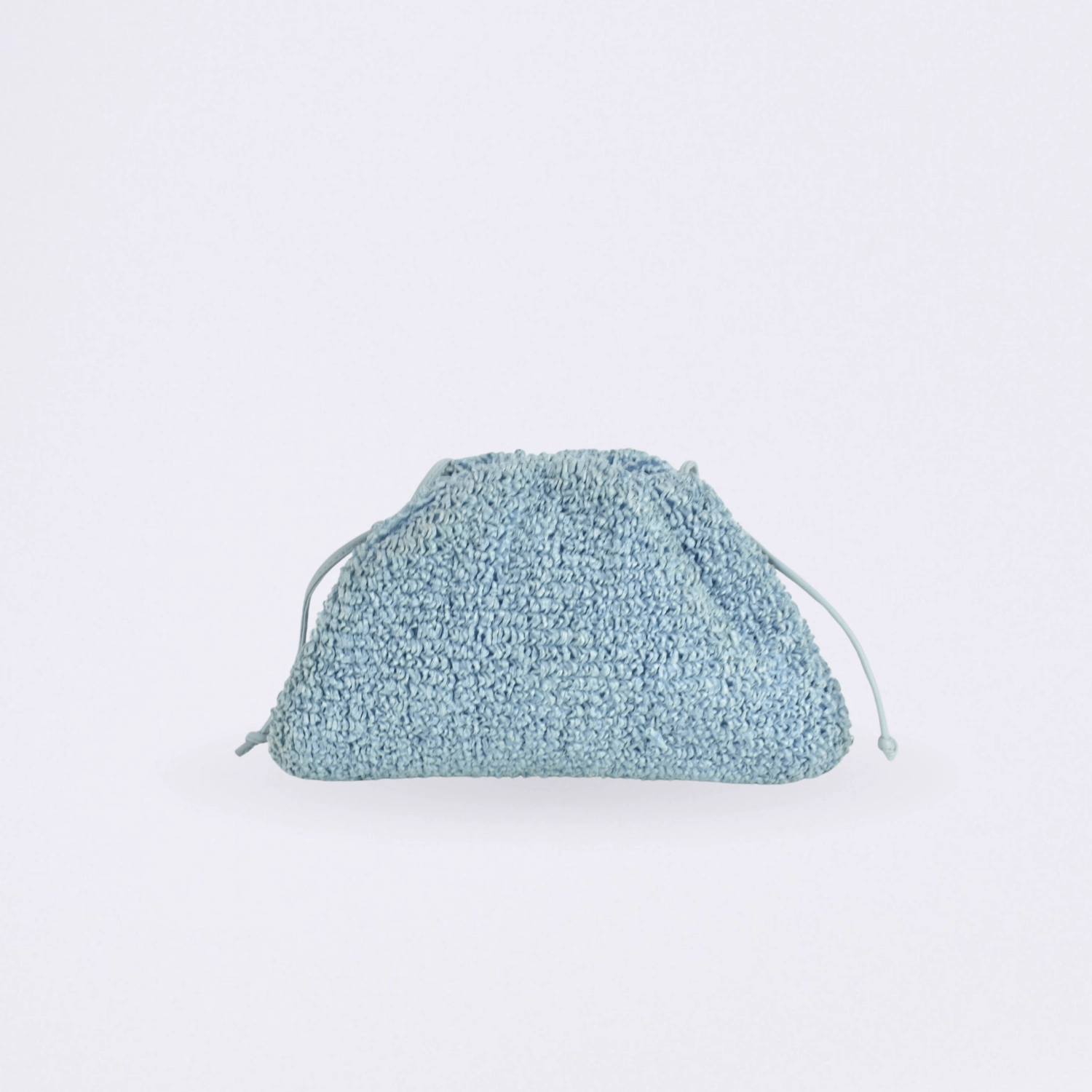 bottega veneta pouch blue mini