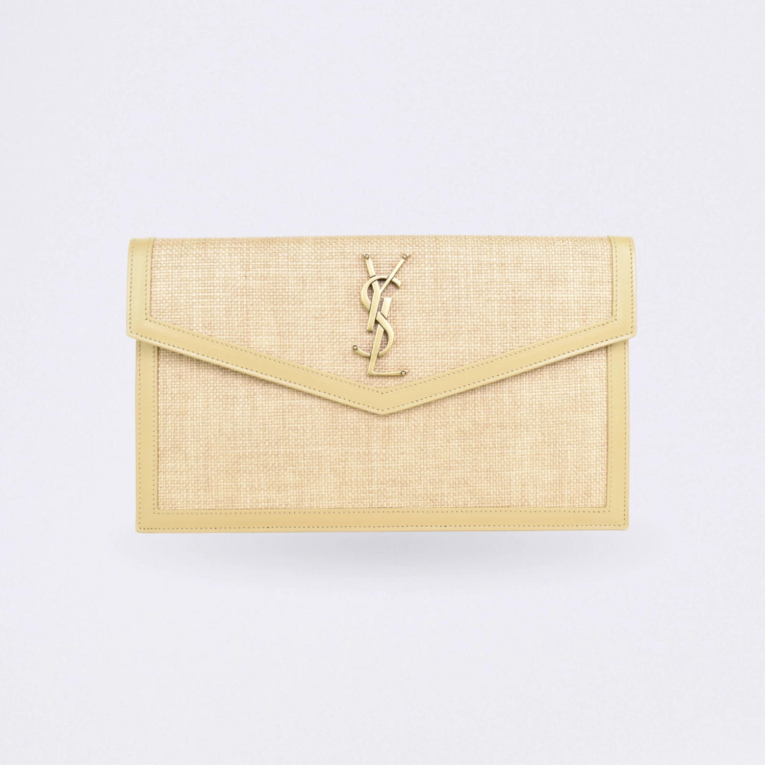 saint laurent uptown envelope beige