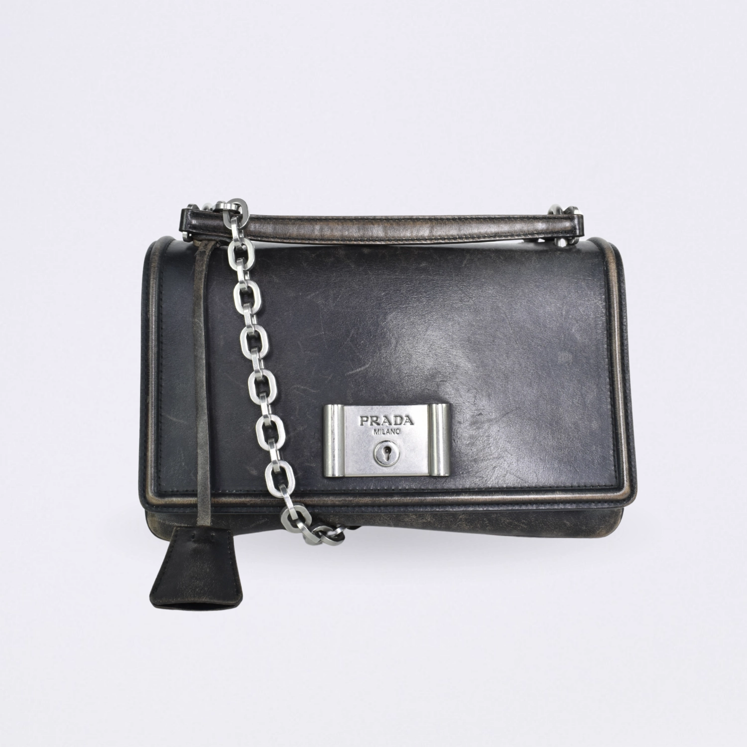 prada vitello vintage black