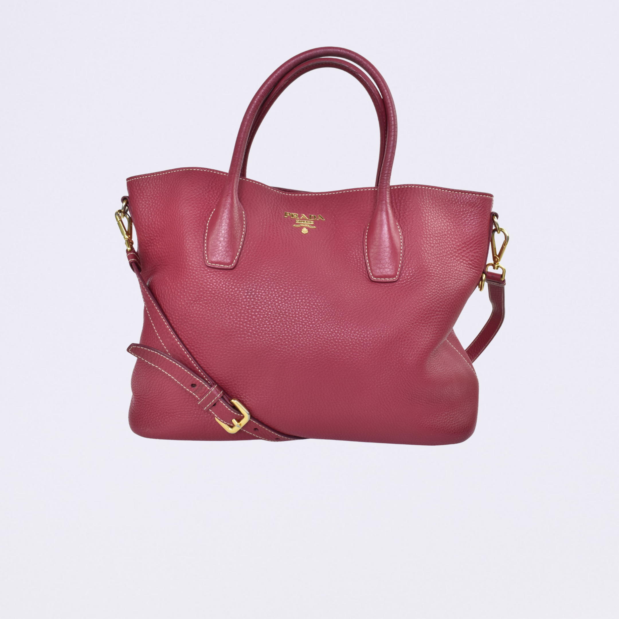 prada vitello daino shopper
