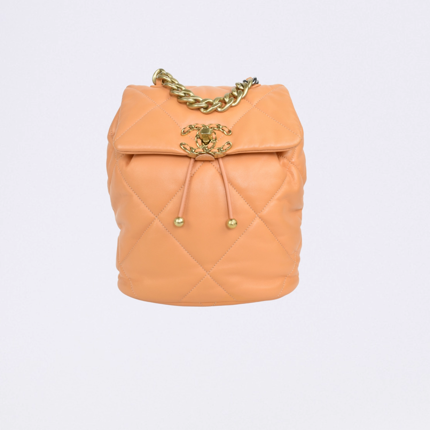 chanel mochila chanel 19 orange