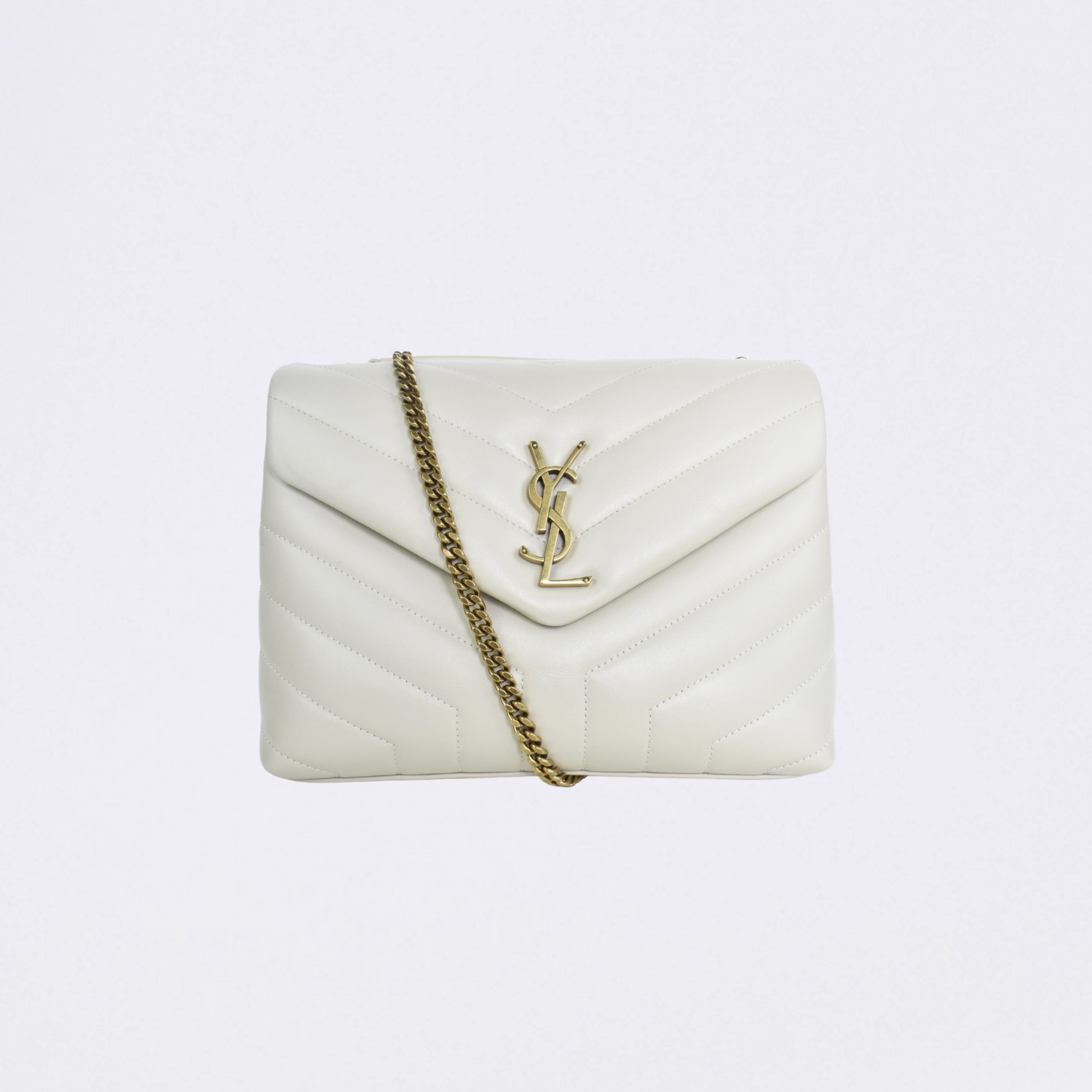 saint laurent loulou off white small