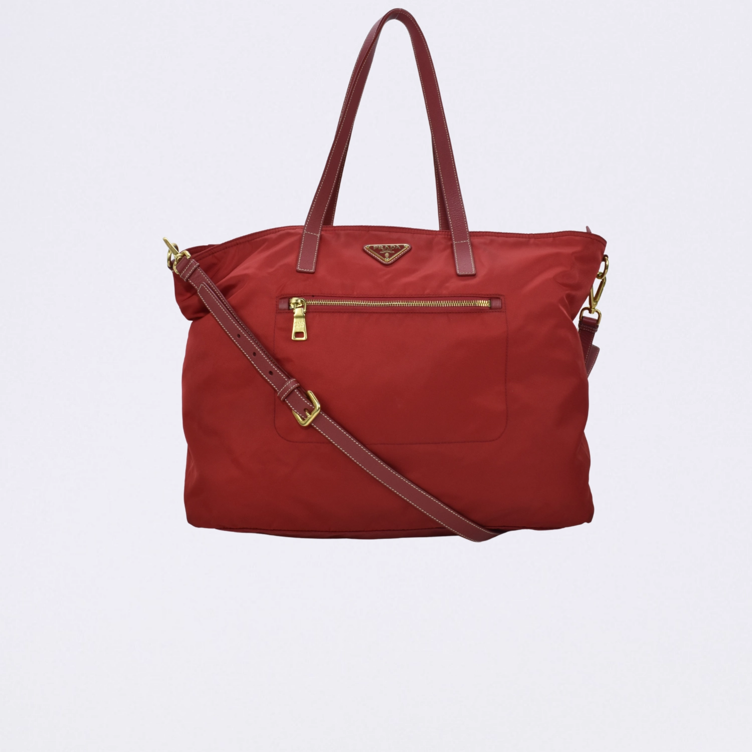 prada nylon red