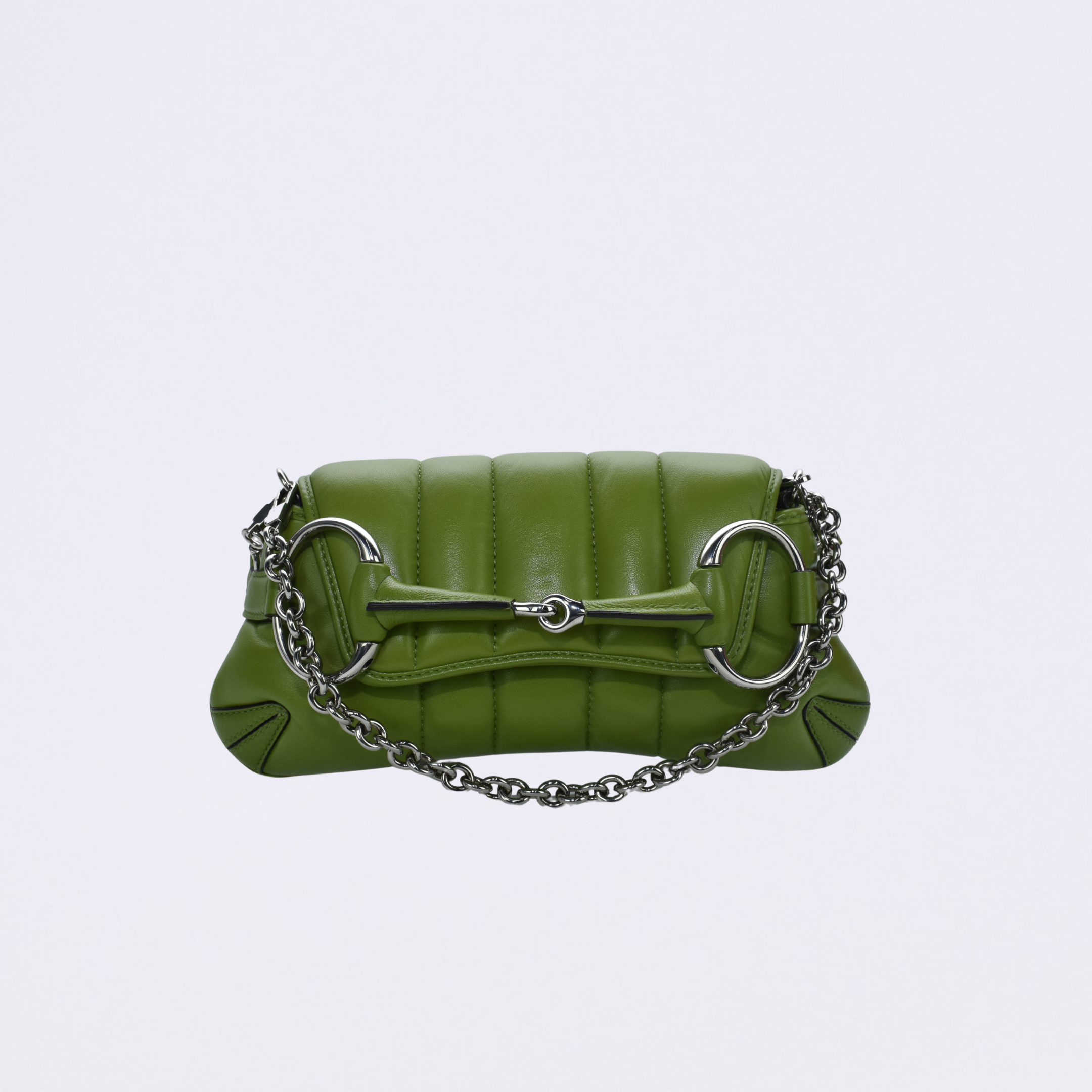 gucci horsebit chain green