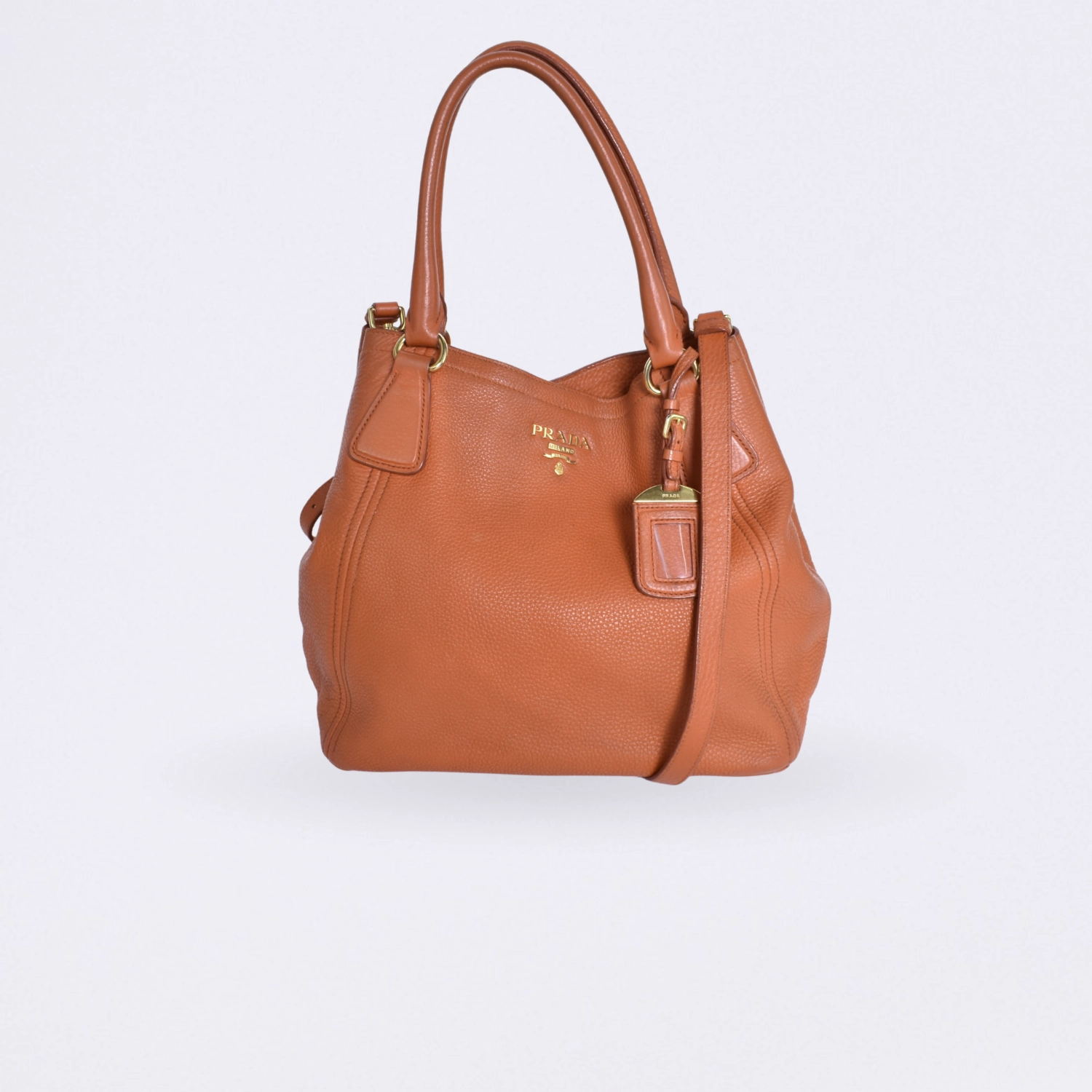 prada vitello daino orange