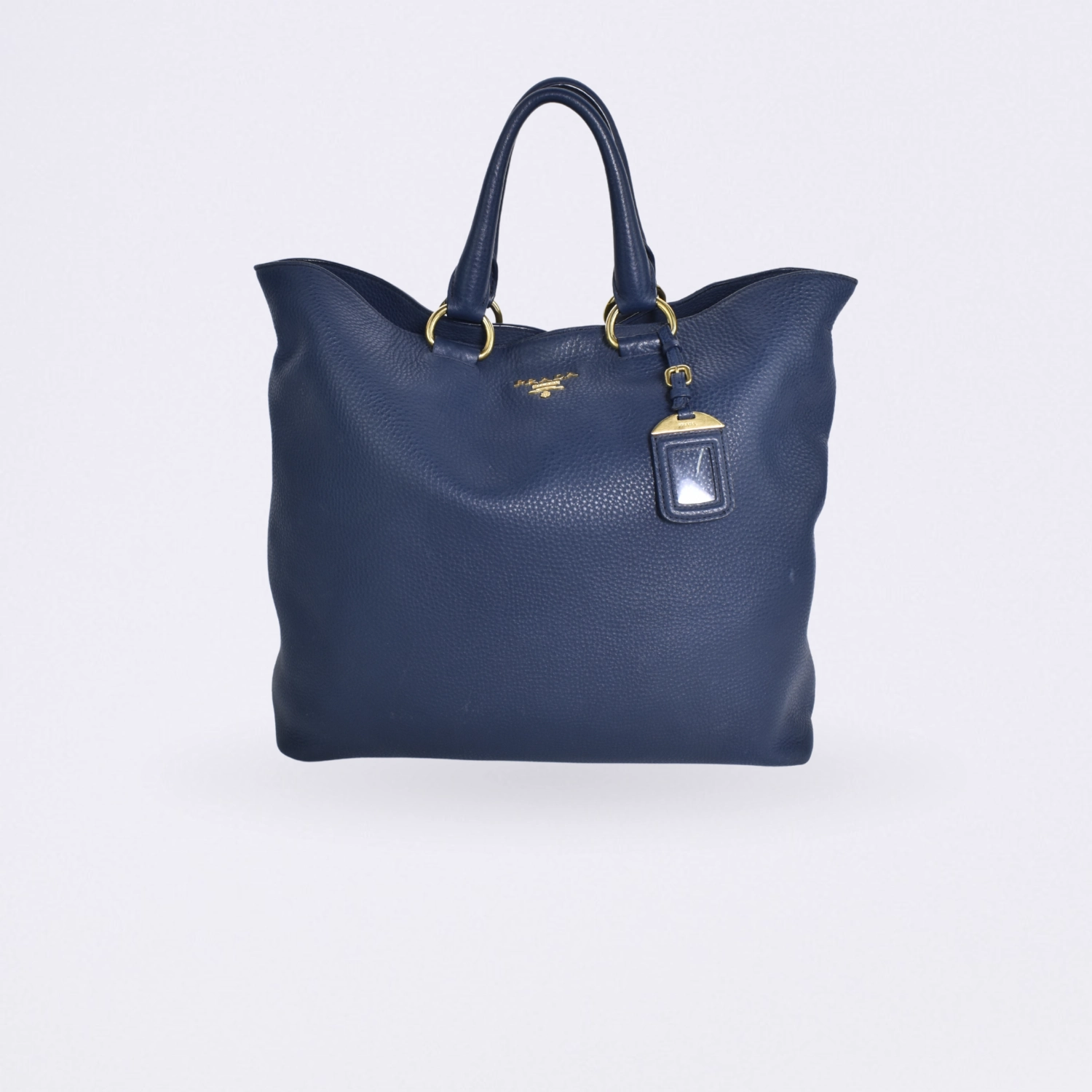 prada vitello daino blue