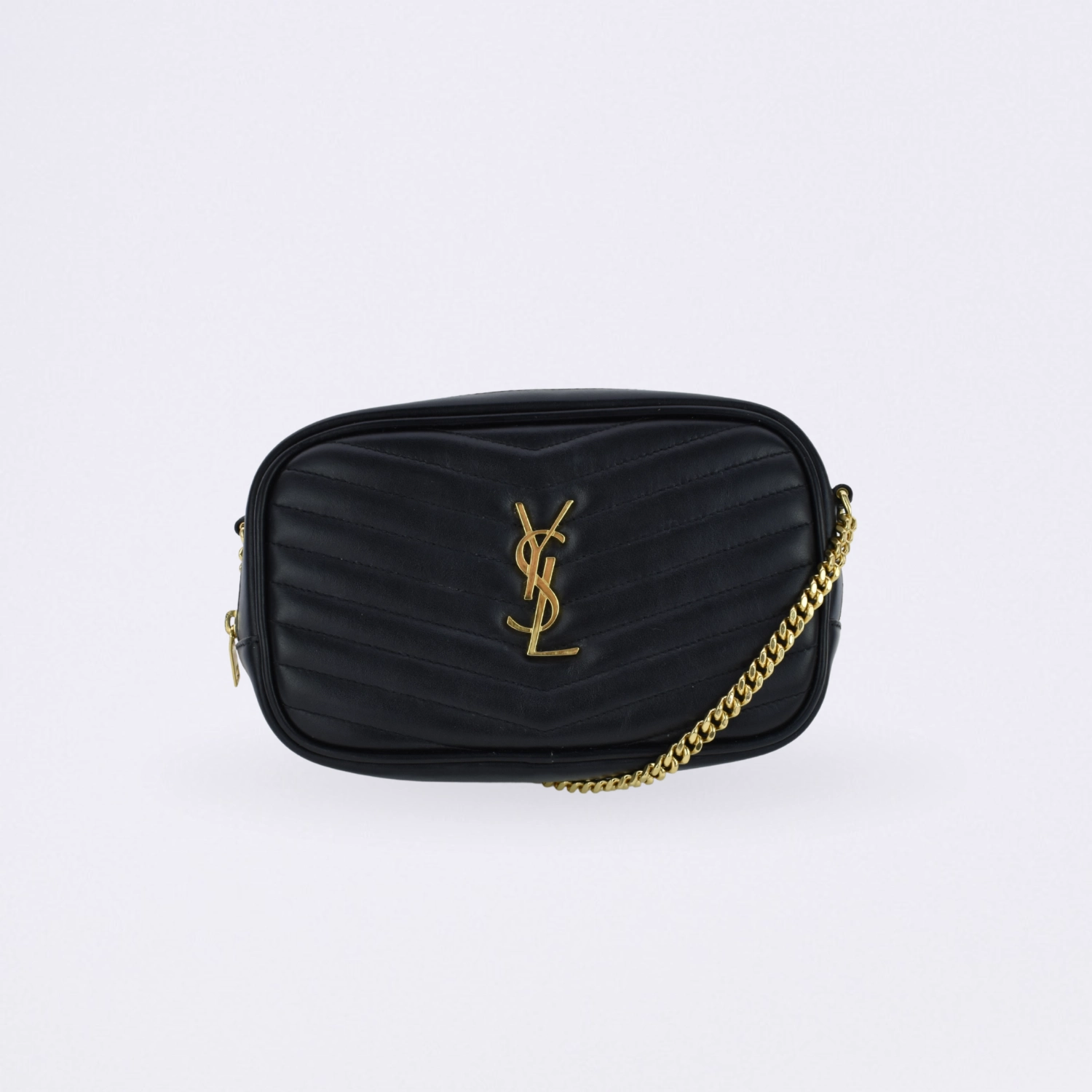 saint laurent camera lou black mini