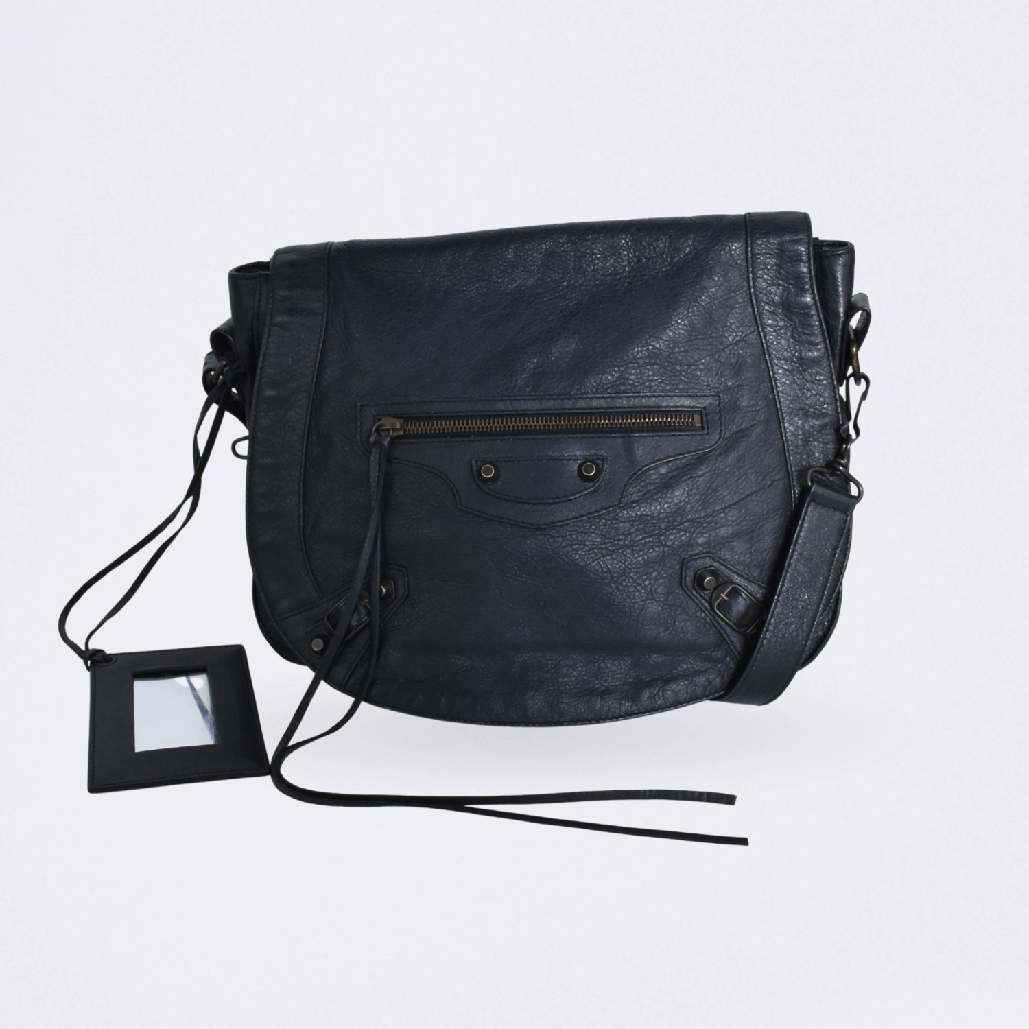balenciaga agneau folk black