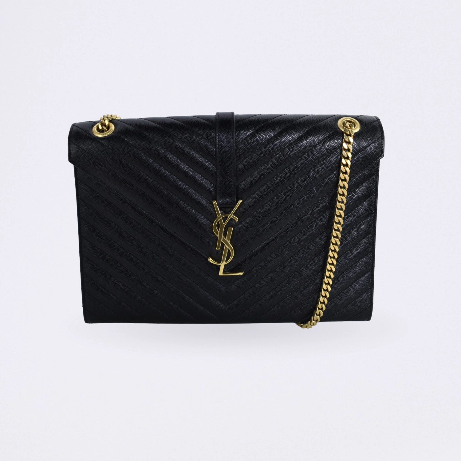 saint laurent envelope black