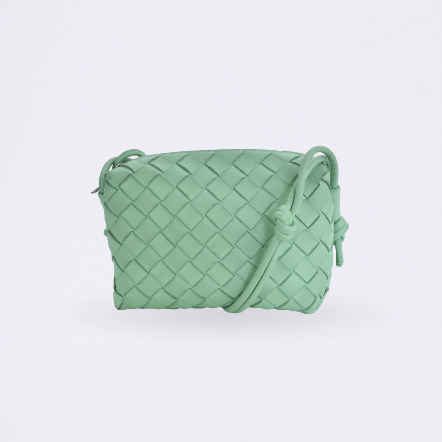 bottega veneta loop green mini