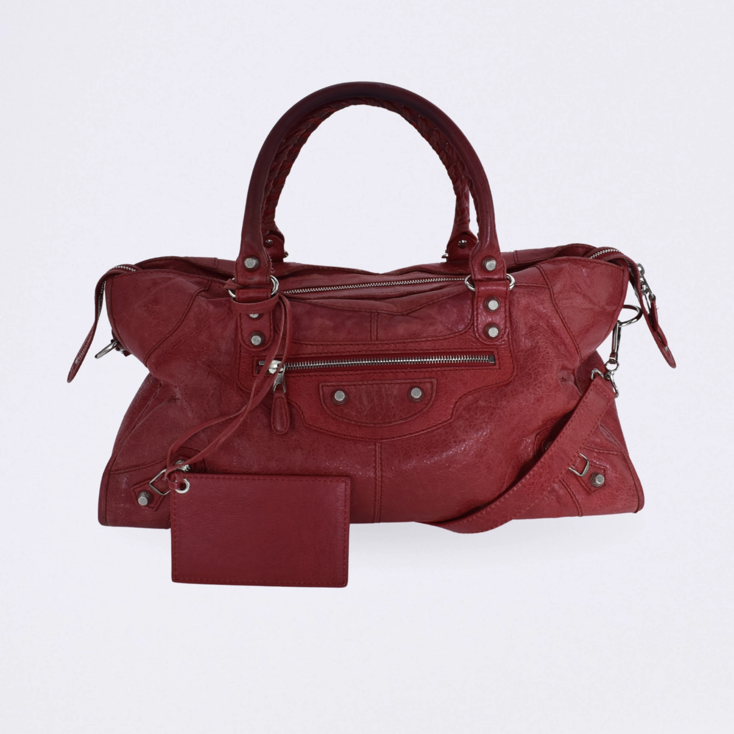 balenciaga motocross classic red