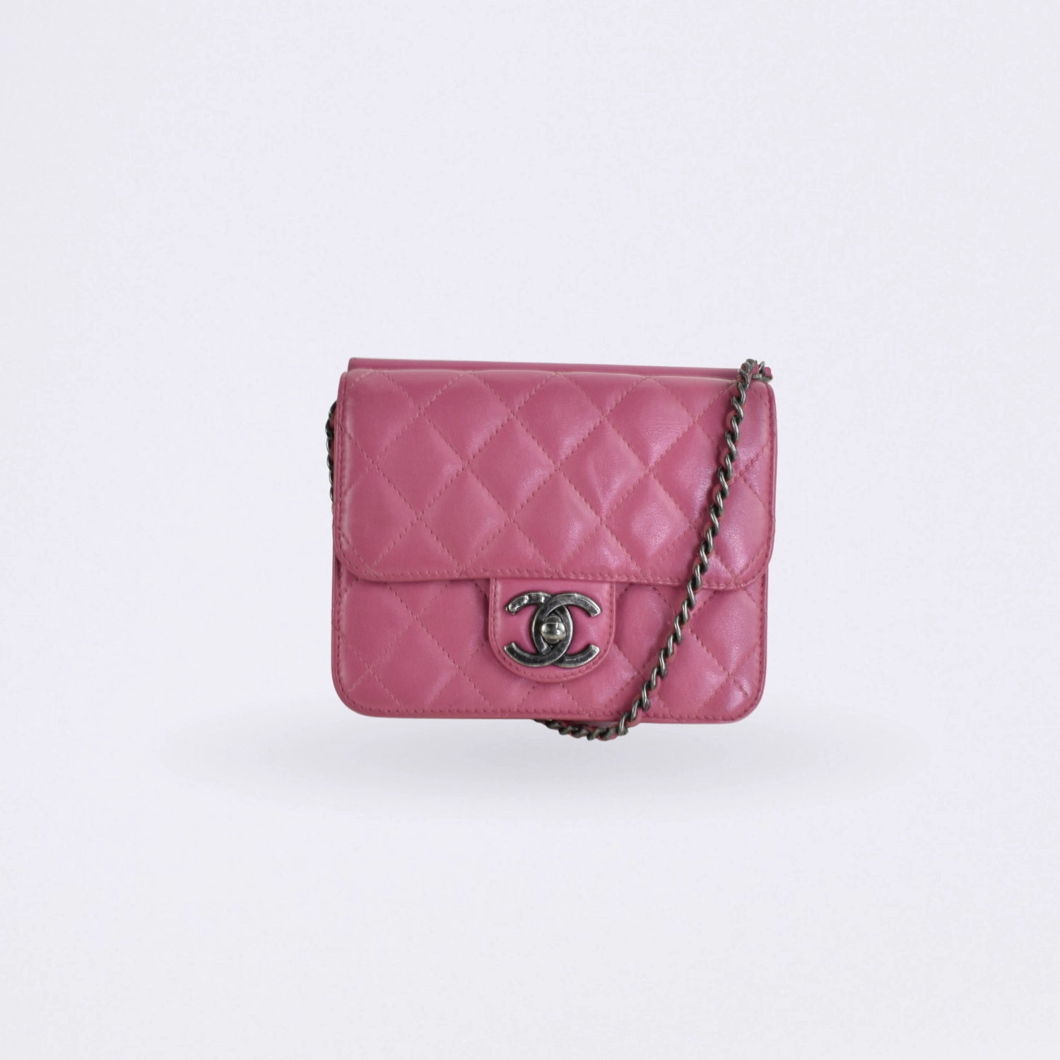 chanel flap pink mini