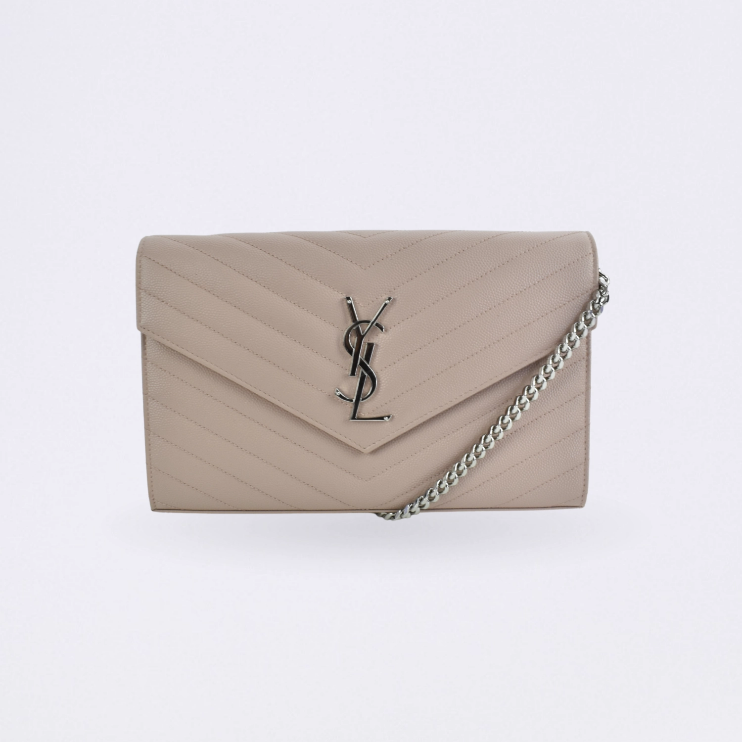 saint laurent cassandre envelope pink