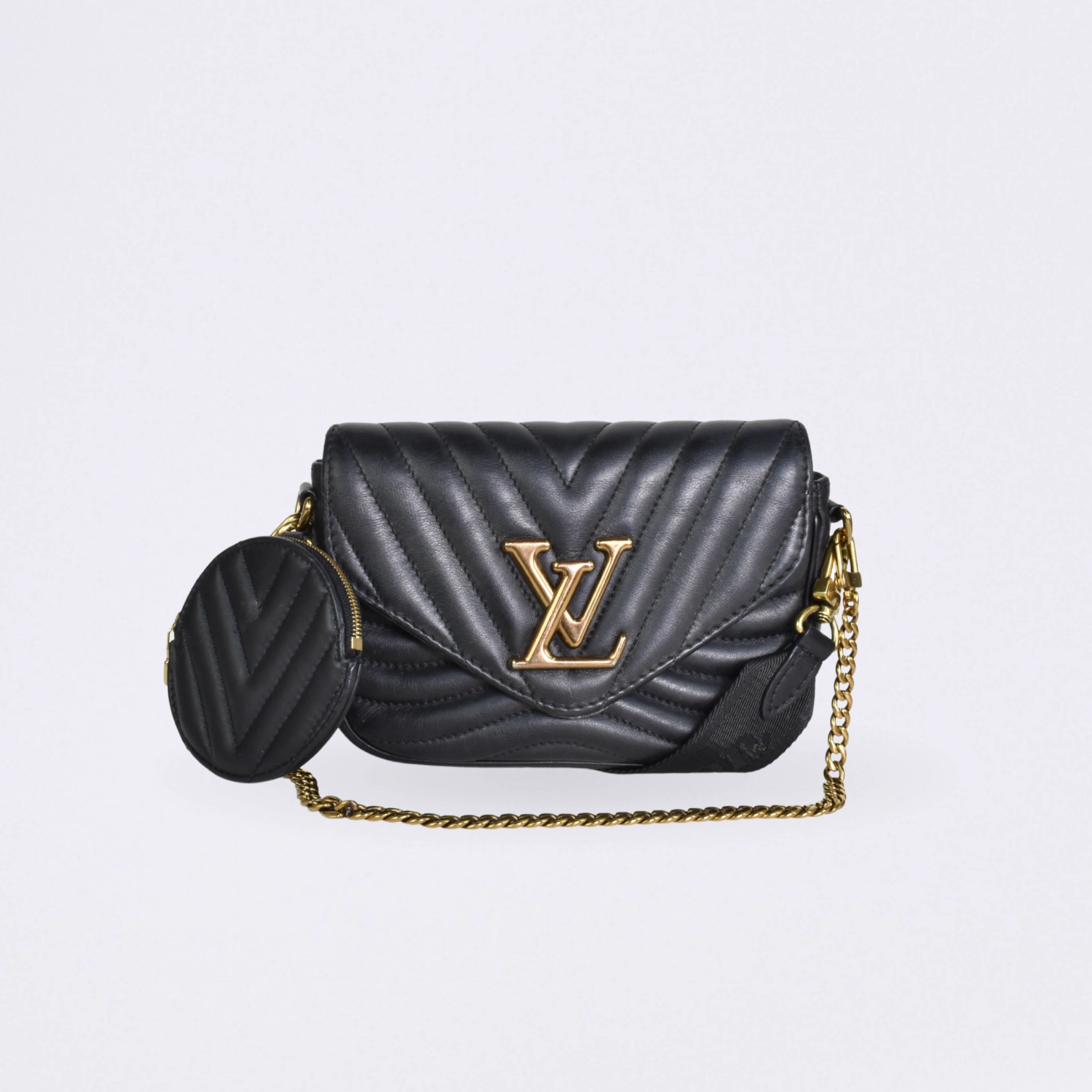 louis vuitton multi pochette black
