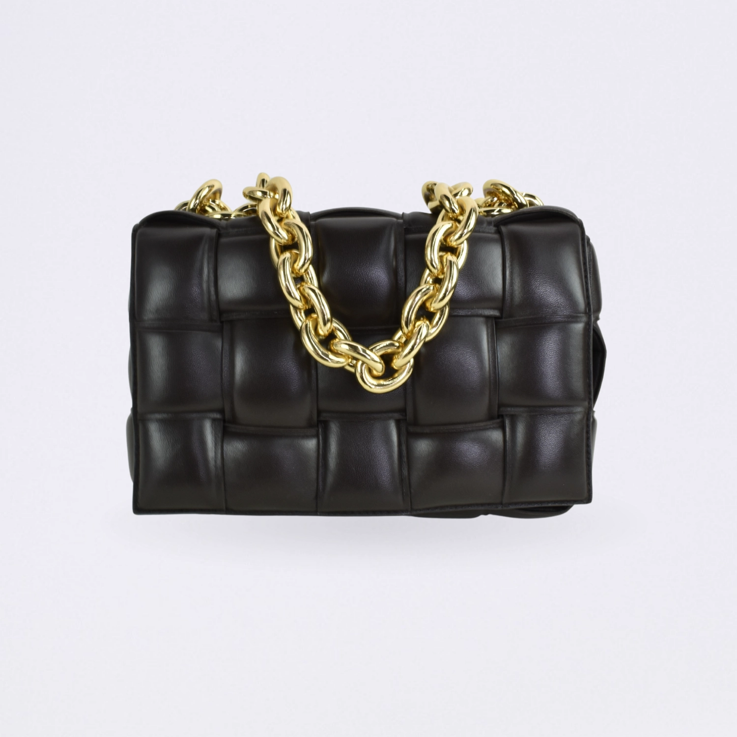 bottega veneta cassete chain brown