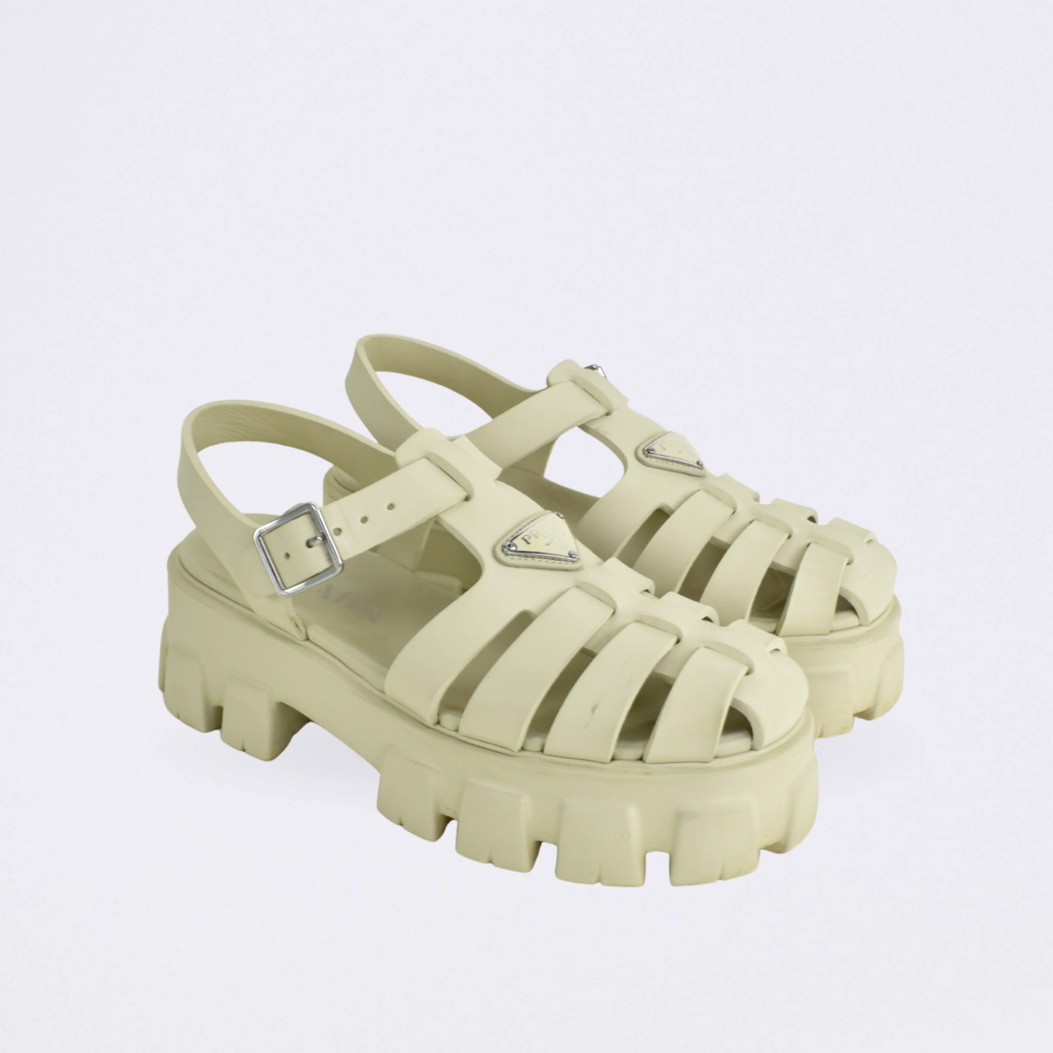 prada 37 monolith sandalia
