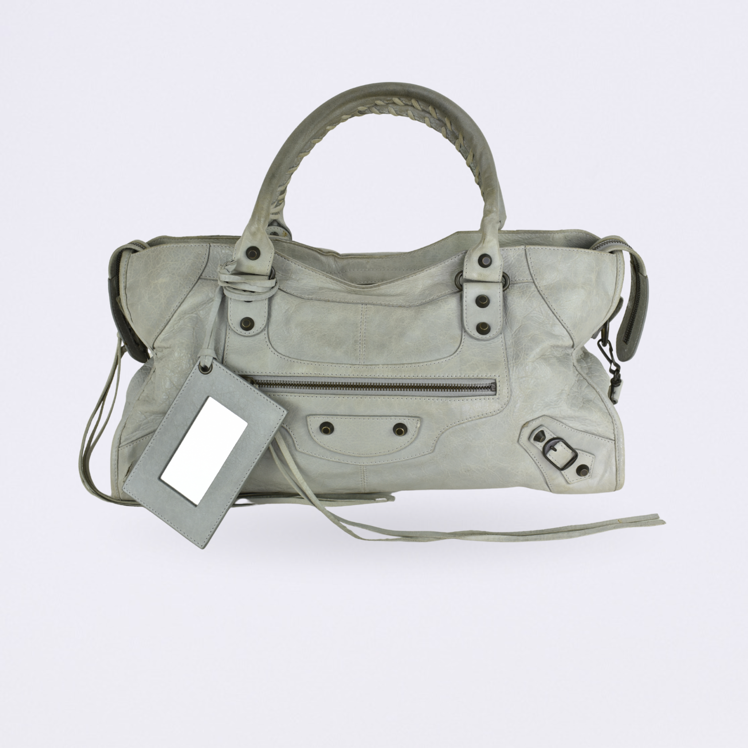balenciaga motocross classic gray