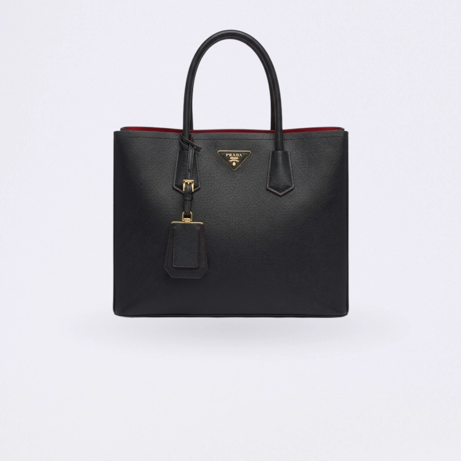 prada saffiano cuir double black