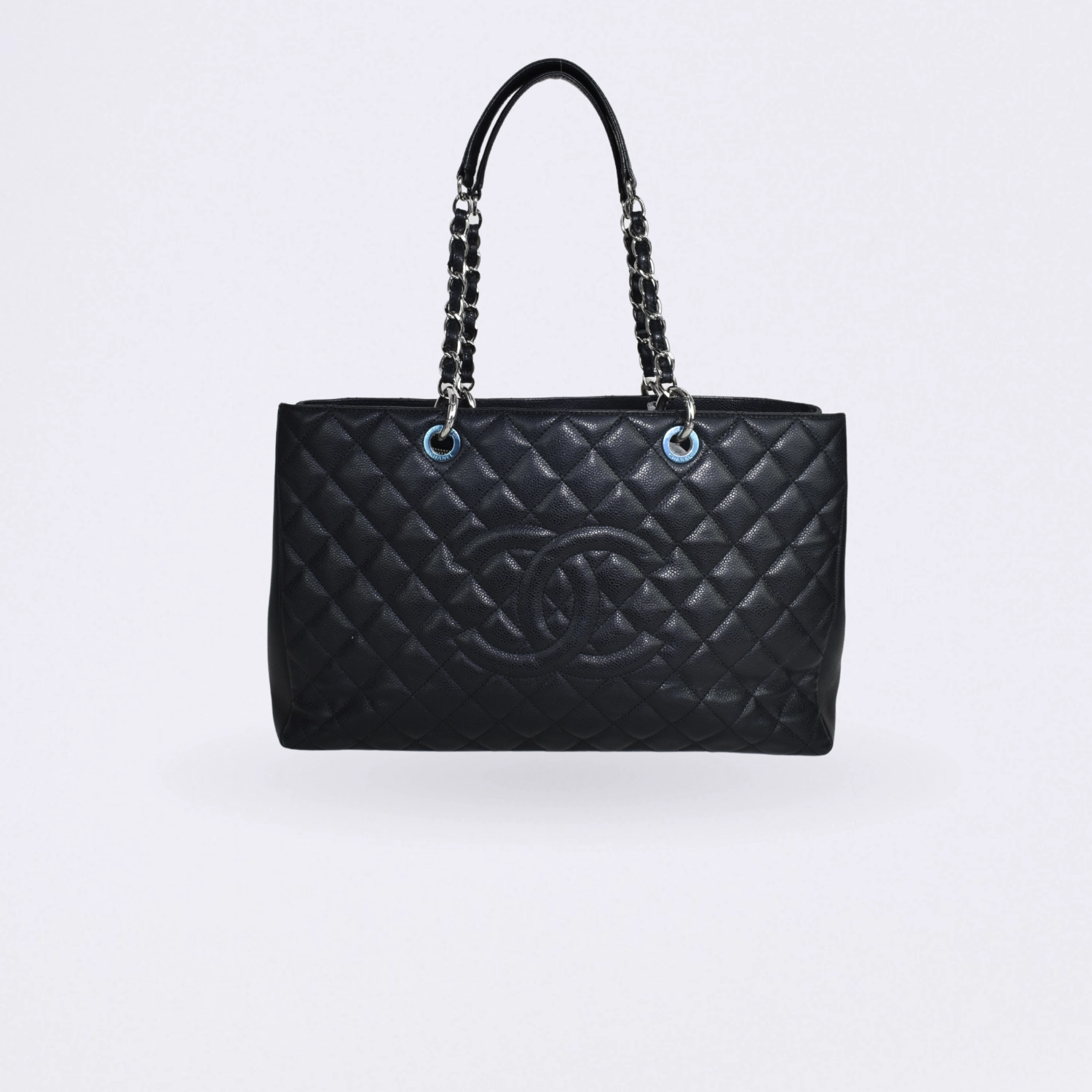 chanel grand shopping black large