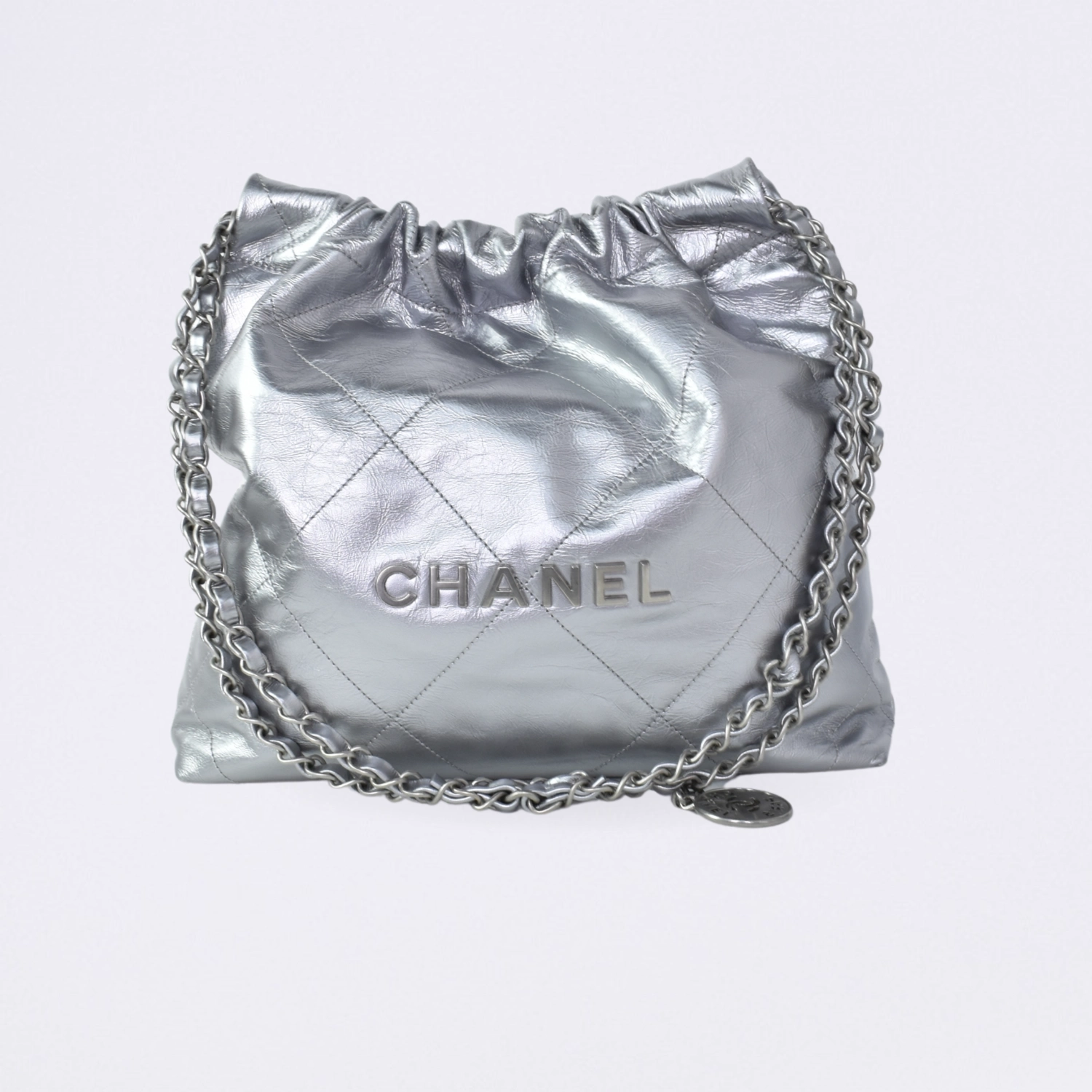 chanel chanel 22 metalizado medium