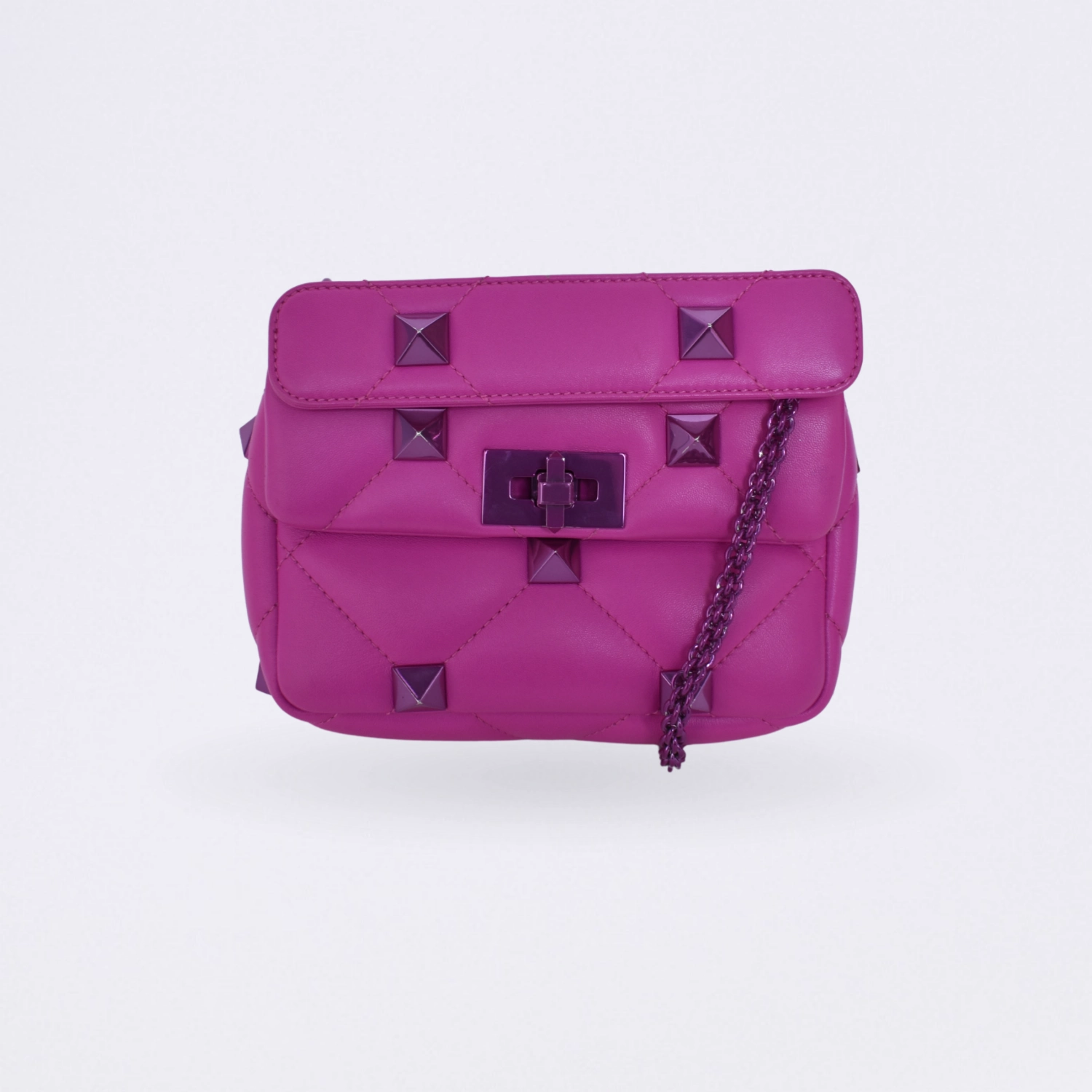 valentino roman stud pink small