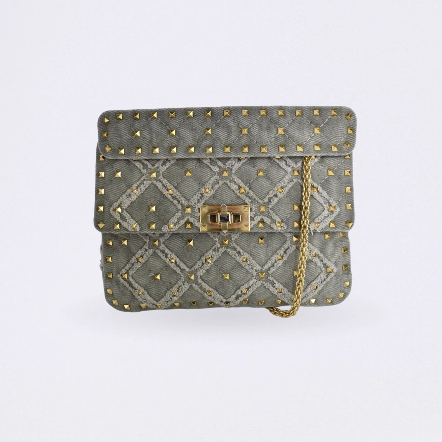 valentino rockstud spike beige
