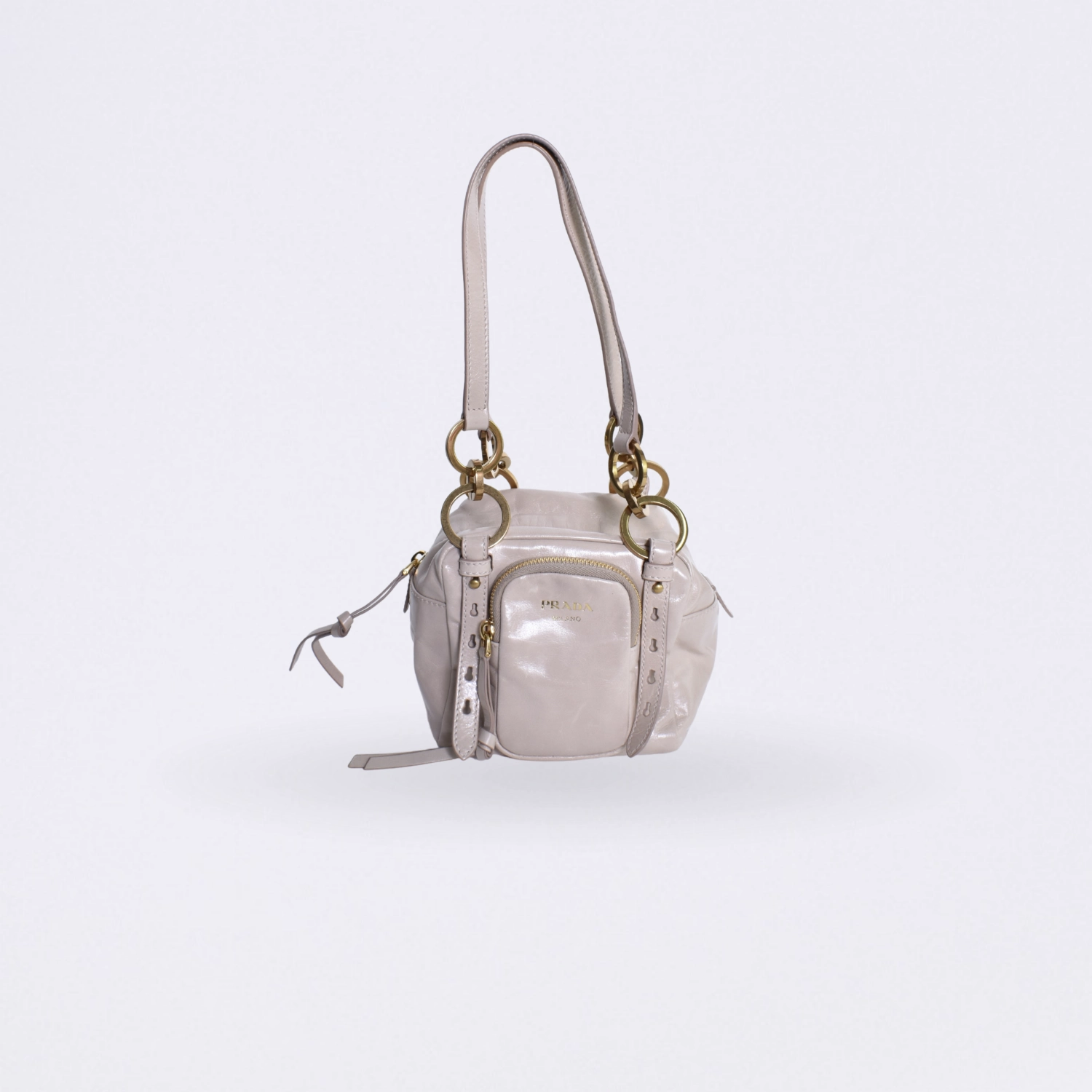 prada dangle beige mini