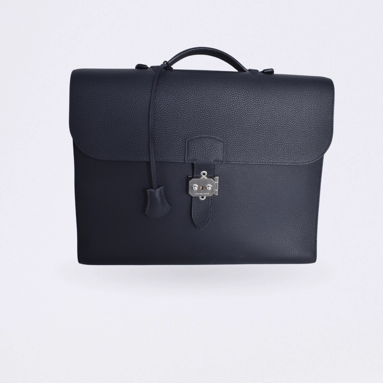 hermes sac a depeches 29 gray large